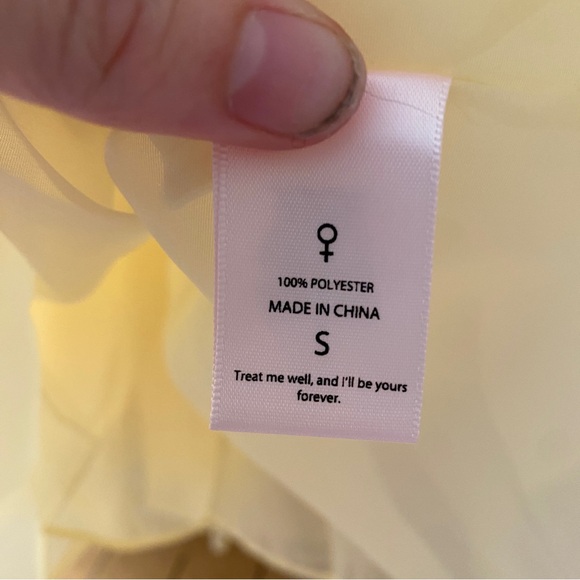 Selkie banana Puff Dress - Picture 6 of 7